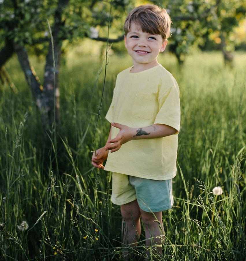 Baby Jungen Kleidung Set, Kleidung, Kinder Neutrale Shorts, T-Shirt, Kleinkind Sommer Mädchen von GurumamaStore