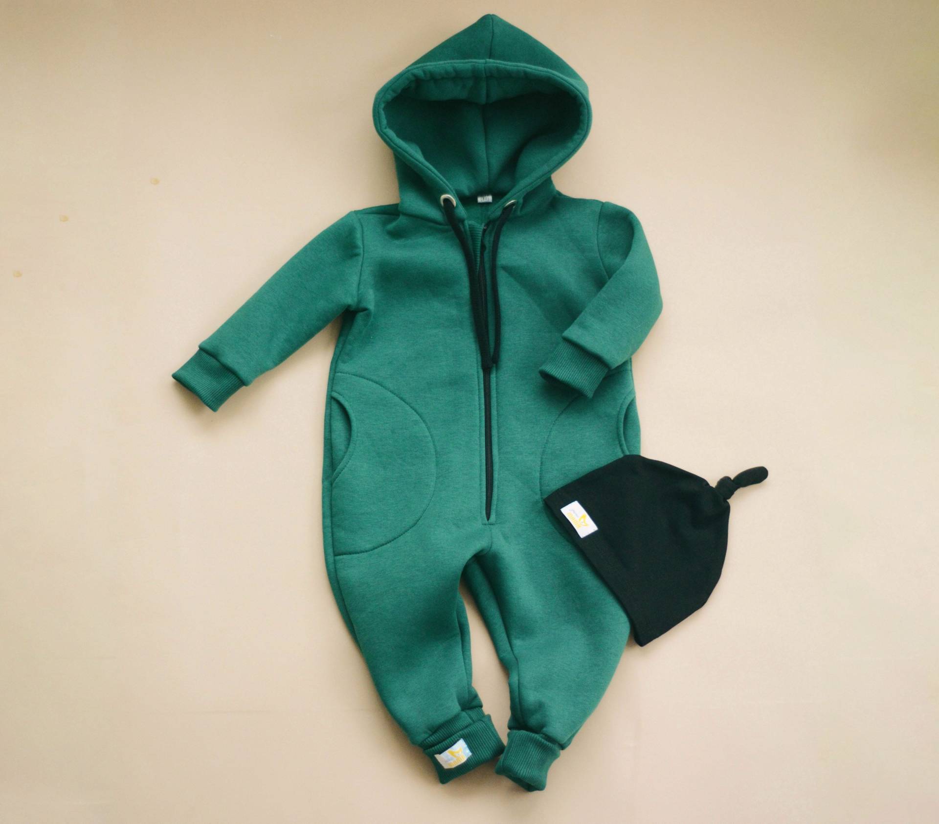 Baby Mädchen Warm Grün Strampler, Kleinkind Jumpsuit von GurumamaStore