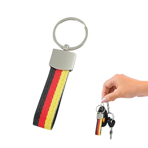 Gurxi 1 Stück Deutschland Schlüsselanhänger Schlüsselanhänger Männer Autoschlüsselanhänger Deutsche Flagge Schlüsselanhänger Car Key Chain Auto Schlüsselanhänger Für Männer Und Frauen von Gurxi