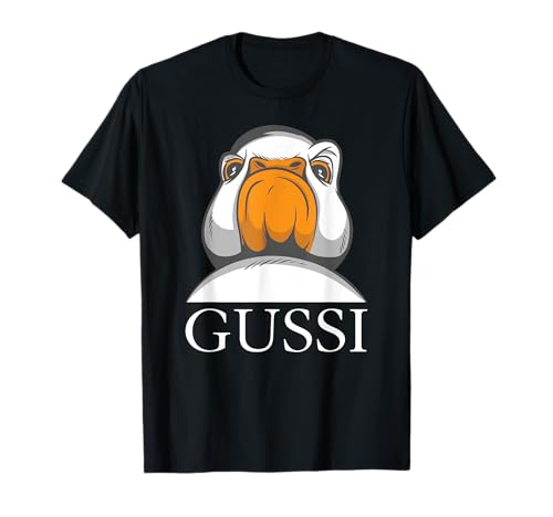 Gussi Gänse Russland - Lustiges Humorvolles T-Shirt - Damen, Herren - Schwarz - S - U-Ausschnitt - Halbarm - Polyester 100% von Gussi Gänse Russland Russisch Russia UdSSR
