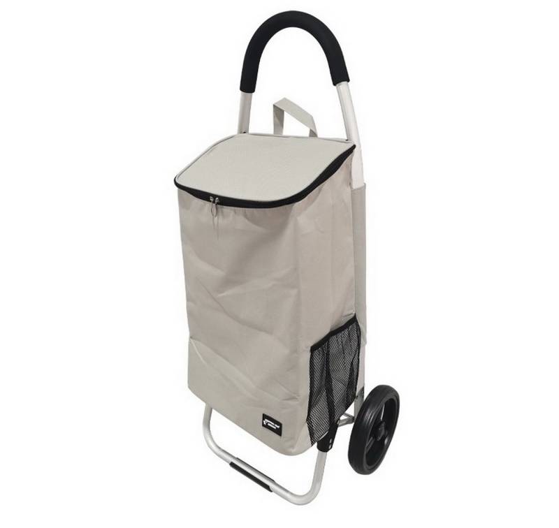 Gustav Voss Einkaufstrolley Trolley mit isolierter Einkaufstasche Iso-Einkauftasche Hackenporsche, 44 l, Aluminium-Gestell, 2 große Räder von Gustav Voss