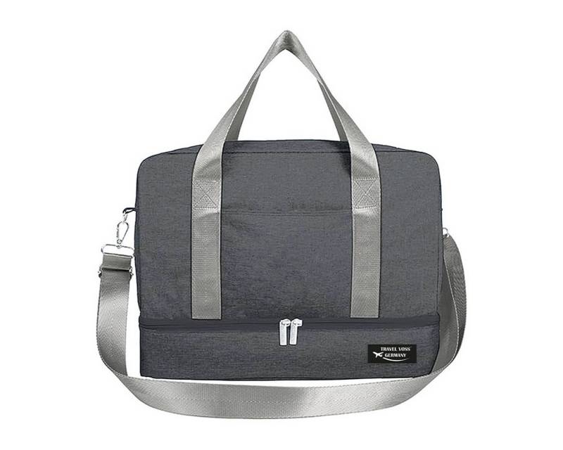 Gustav Voss Reisetasche Travel Voss Reisetasche ELBA Badetasche Schultertasche Umhängetasche, 2 praktischer Tragegriffe, 40 x 28 x 22 cm (BxHxT) von Gustav Voss