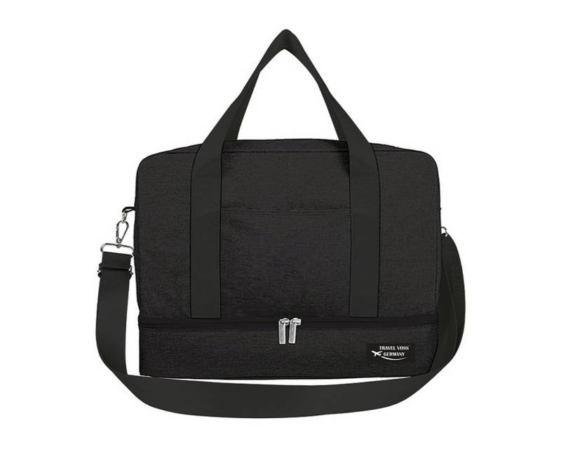 Gustav Voss Reisetasche Travel Voss Reisetasche ELBA Badetasche Schultertasche Umhängetasche, 2 praktischer Tragegriffe, 40 x 28 x 22 cm (BxHxT) von Gustav Voss