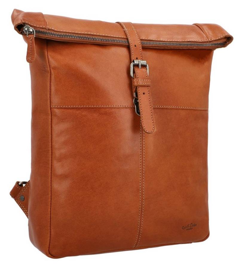 Gusti Leder Rucksack Gusti Leder Rucksack Valja (1-tlg), Rucksack Lederrucksack Vintage Wanderrucksack Braun Leder von Gusti Leder