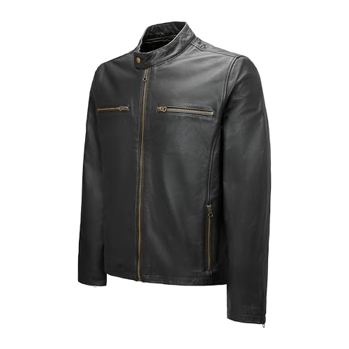 Gusti Araceli Lederjacke Bikerjacke Jacke Echtleder Schwarz Leder XL von Gusti