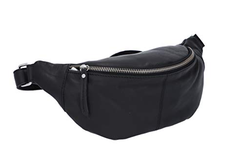 Gusti Bauchtasche Leder Cillian – Hüfttasche Herren & Damen aus Rindsleder – Stylische Bauchtasche Echtleder für Festival & Freizeit von Gusti