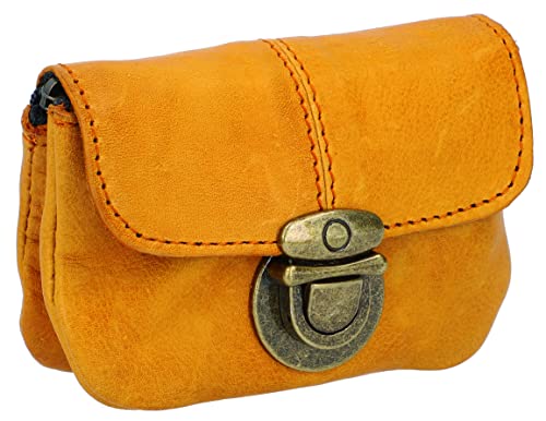 Gusti Bauchtasche Leder - Eskil Damen und Herren Gürteltasche Hüfttasche Festivaltasche Schultertasche Portemonnaie Geldbeutel Braun Leder von Gusti