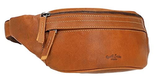 Gusti Gürteltasche Leder Spencer I Bauchtasche Leder Damen & Herren I Hochwertige Hüfttasche Herren & Damen aus Echtleder mit verstellbarem Gurt von Gusti
