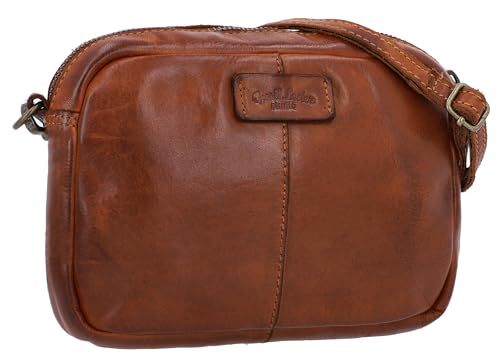 Gusti Handtasche Leder - Dominic Damen Umhängetasche Ledertasche Vintage Braun Leder von Gusti