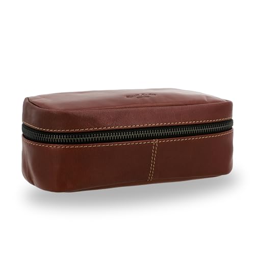 Gusti Leder Federmäppchen - Strallan Federmappe Leder Braun Vintage für Schule & Büro, Großes Stifteetui Schlampermäppchen mit Reißverschluss Gusti Leder Federmäppchen - Strallan Federmappe Leder Braun Vintage für Schule & Büro, Großes Stifteetui Schlampermäppchen mit Reißverschluss von Gusti