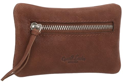 Gusti Geldbörse Leder - Avika Portemonnaie Geldbeutel Kartenetui Vintage Damen Braun Leder von Gusti