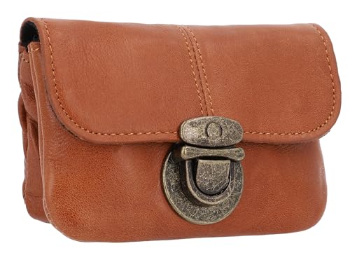 Gusti Gürteltasche Leder - Eskil Bauchtasche Hüfttasche Schultertasche Portemonnaie Geldbeutel Herren Damen Braun Leder von Gusti