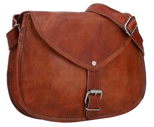Gusti Handtasche Leder - Charleen Damen Umhängetasche Ledertasche Abendtasche Vintage Braun Leder Gusti Handtasche Leder - Charleen Damen Umhängetasche Ledertasche Abendtasche Vintage Braun Leder von Gusti