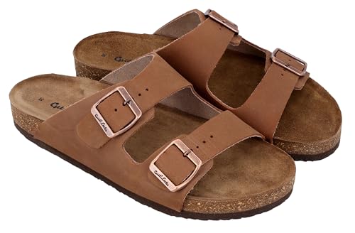 Gusti Leder Sandale Celina - Schuhe Ledersandale Lederschuhe Damen Herren Braun Leder von Gusti