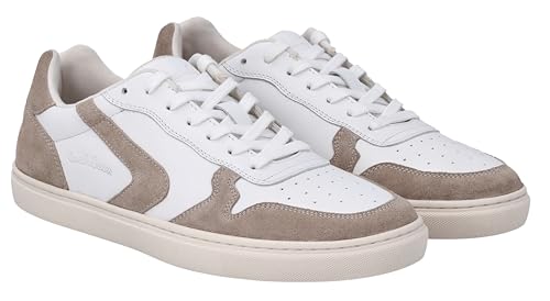 Gusti Leder Schuhe Manoa - Lederschuhe Sneaker Herren Weiß Braun von Gusti