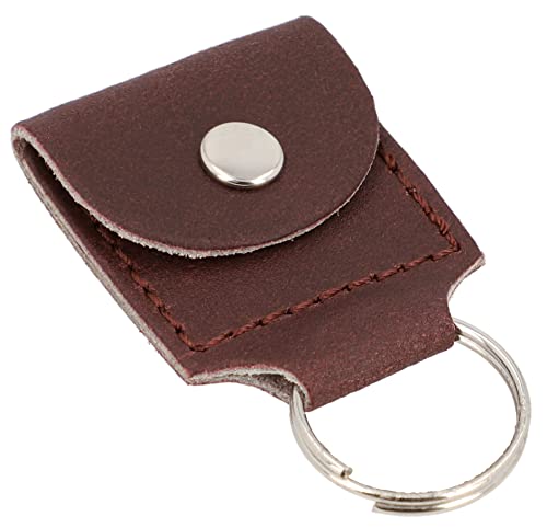 Gusti Schlüsselanhänger Leder - Joshua Lederanhänger Schlüsselring Rot Leder von Gusti