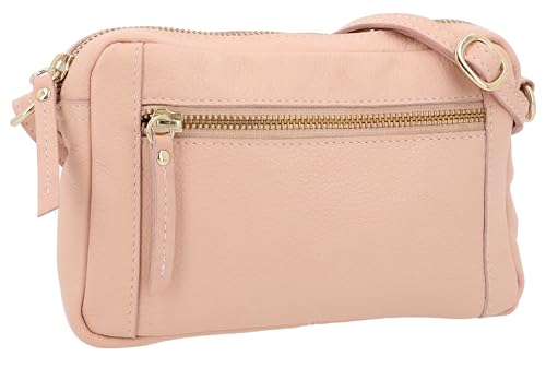 Gusti Umhängetasche Leder -Dominic Handtasche Ledertasche Vintage Pink Leder von Gusti