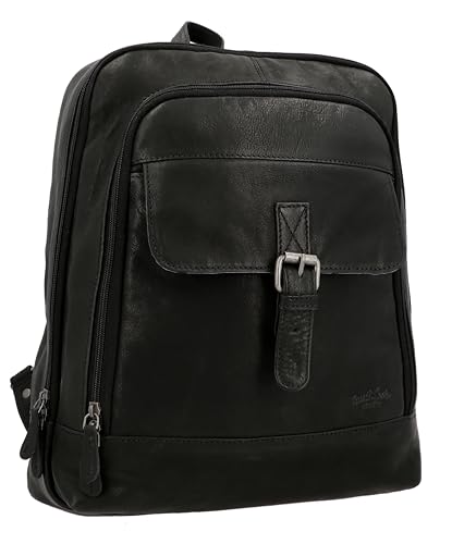 Leder Rucksack für Damen & Herren – Niki | Vintage Lederrucksack aus pflanzlich gegerbtem Rindsleder | 15.6" Laptopfach | Praktische Fächer & stilvolles Design von Gusti