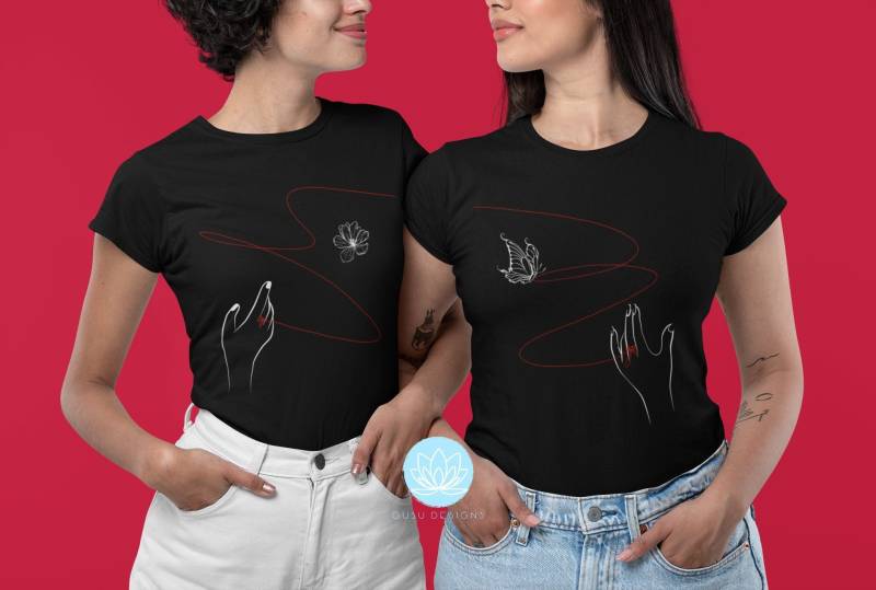 Tgcf 天官赐福 - Red String Of Fate Hua Cheng Version Unisex Kurzärmeliges T-Shirt von GusuDesigns
