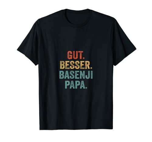 Herren Gut besser Basenji Papa T-Shirt Herren Gut besser Basenji Papa T-Shirt von Gut besser Basenji Papa