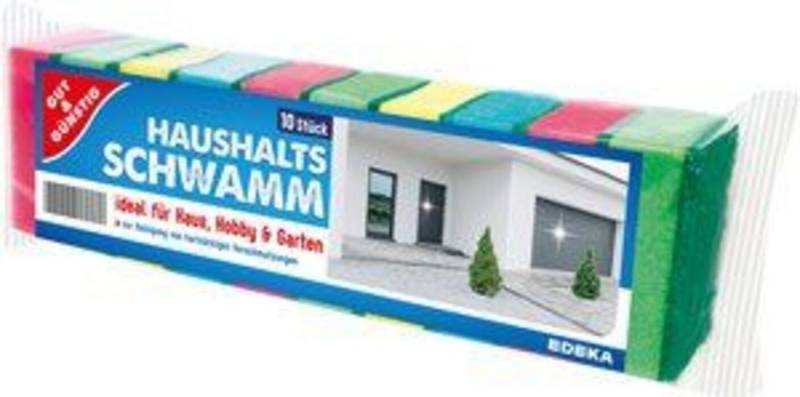 Gut & Günstig Schwamm Haushaltsschwamm color 10 Stück Gut & Günstig Schwamm Haushaltsschwamm color 10 Stück von Gut & Günstig