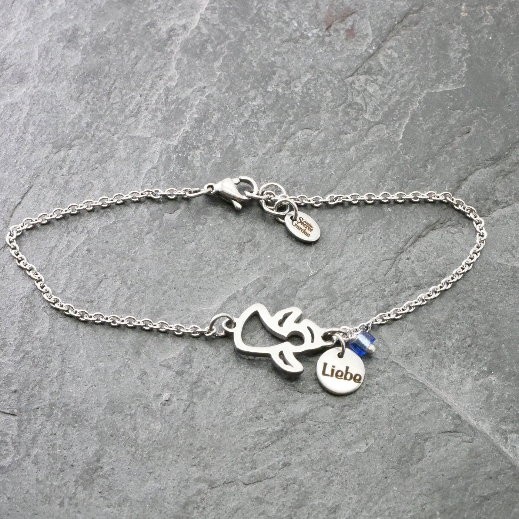 Engel Armband, Schutzengel , Mit Personalisierter Gravur , Taufe, Kommunion , Geburtstag von GuteLauneSchmuckDE