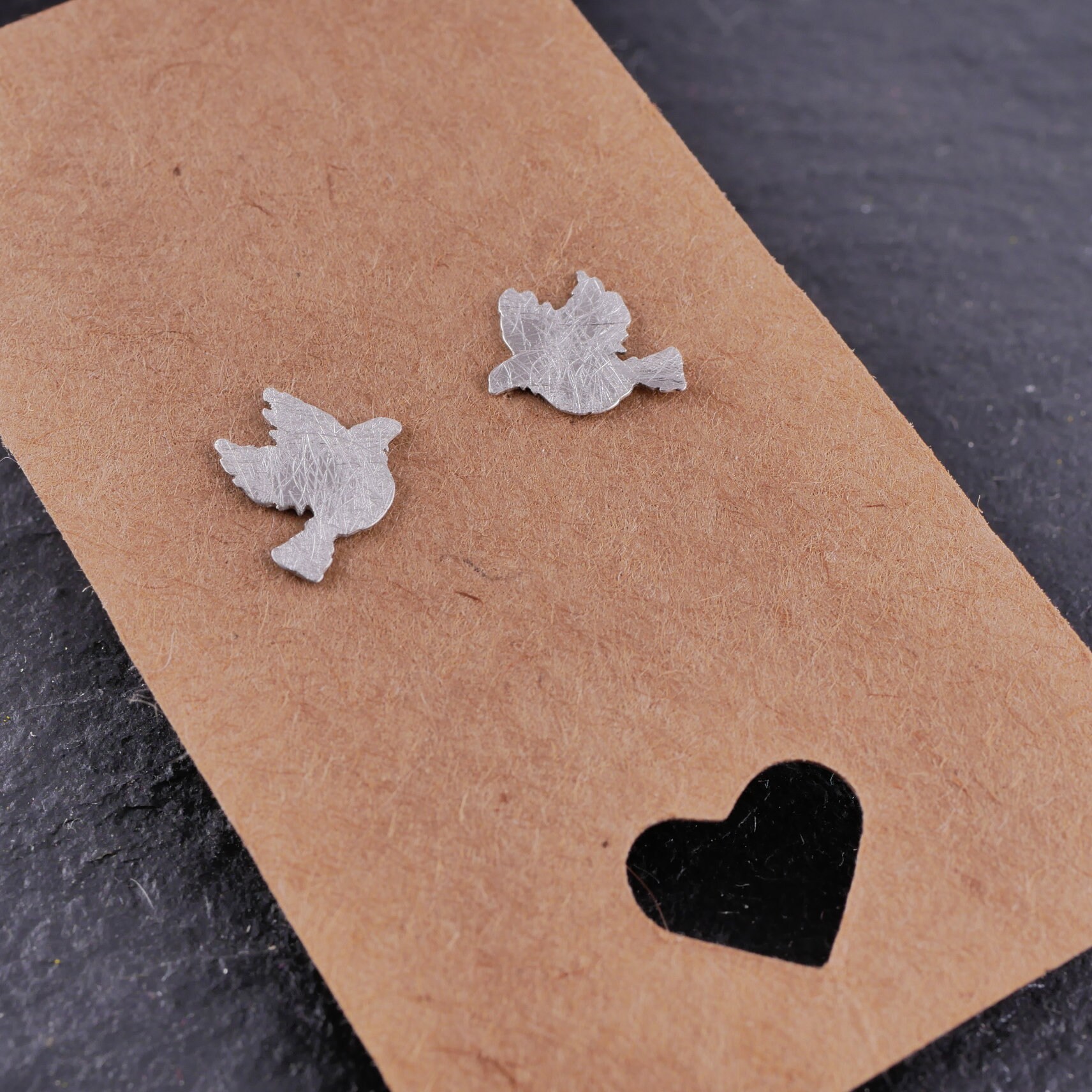 Taube, 925, Silber, Ohrstecker, Edelstahl, Titan von GuteLauneSchmuckDE