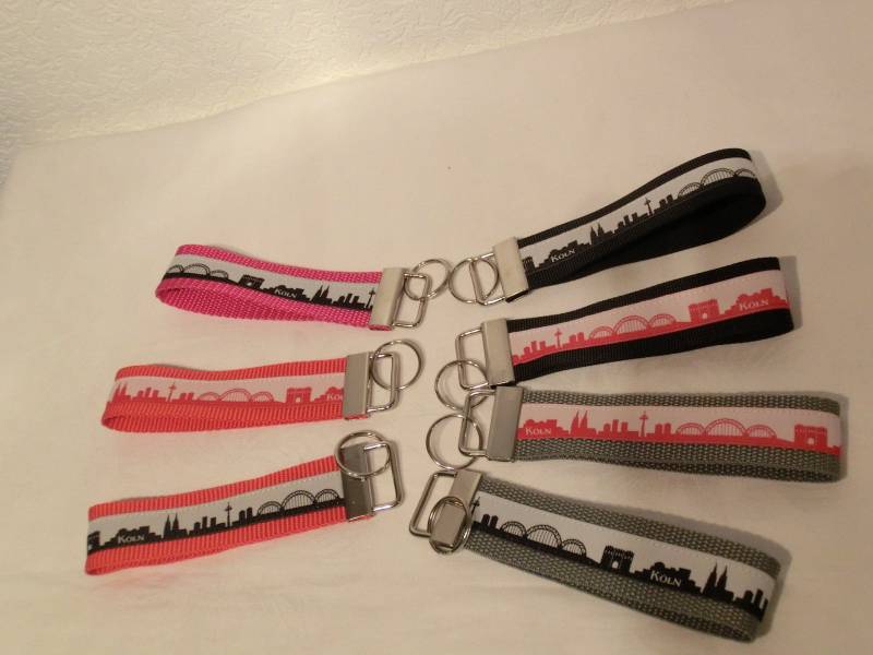 Schlüsselanhänger Mit Kölner Skyline von GuteLauneStuecke