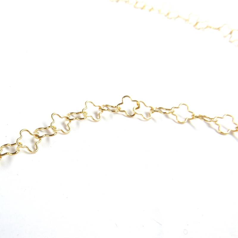 Fiori Fantasievolles Kettchen Aus Blumenförmigen Gliedern Fiori Fantasievolles Kettchen Aus Blumenförmigen Gliedern von GuthmannJewelry