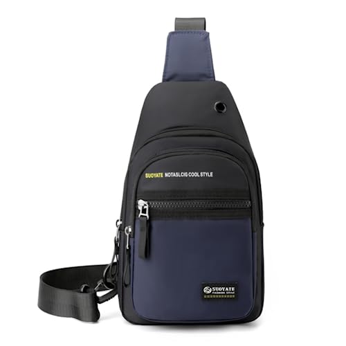 Gutriff Brusttasche und Schulterrucksack mit Schultergurt für Damen und Herren,Umhängetasche mit Mehreren Taschen für Arbeit, Radfahren, Motorrad, Sport und Reisen von Gutriff