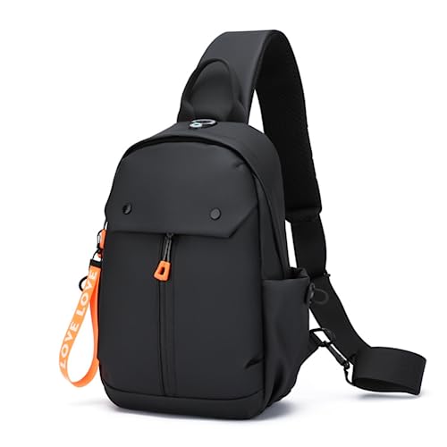 Gutriff Brusttasche und Schulterrucksack mit Schultergurt für Damen und Herren,Umhängetasche mit Mehreren Taschen für Arbeit, Radfahren, Motorrad, Sport und Reisen von Gutriff