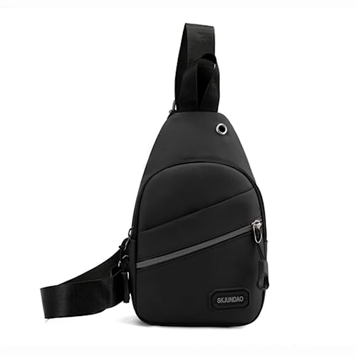 Gutriff Brusttasche und Schulterrucksack mit Schultergurt für Damen und Herren,Umhängetasche mit Mehreren Taschen für Arbeit, Radfahren, Motorrad, Sport und Reisen von Gutriff