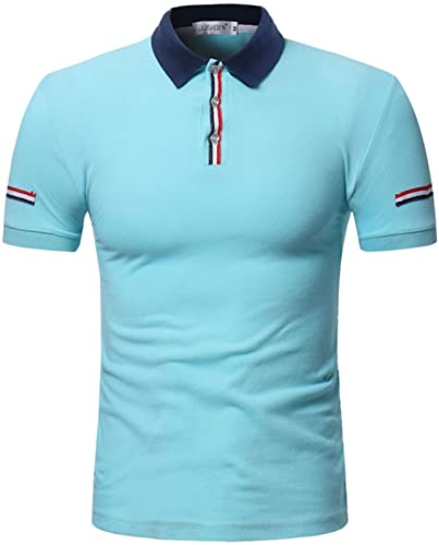 Herren Poloshirt Polohemd Kurzarm Polohemd Slim Basic Polo Shirt S-XXL von Gutsbox