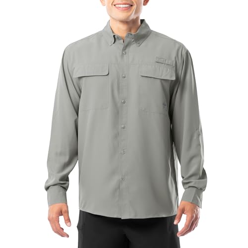 Guy Harvey Langärmeliges Performance-Angelshirt für Herren, Grauer Griffin, 3X-Groß Guy Harvey Langärmeliges Performance-Angelshirt für Herren, Grauer Griffin, 3X-Groß von Guy Harvey