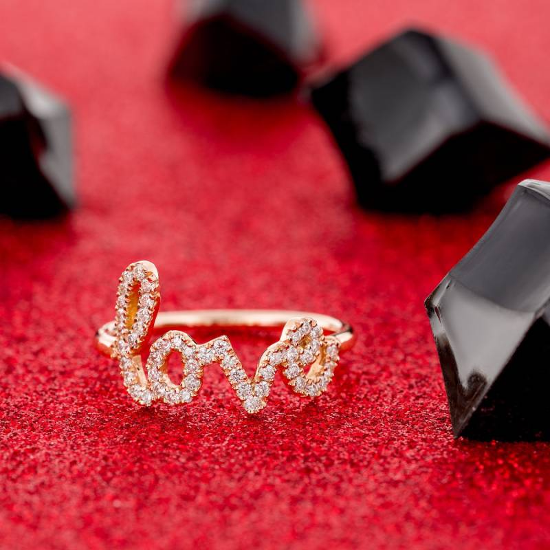 Diamant-Liebesring Aus Roségold von GuyGrossJewelry