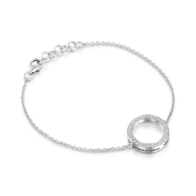 Kreis Diamant Kette Armband Für Frauen 0, 38 Karat Weißgold Jahrestag Geschenk von GuyGrossJewelry