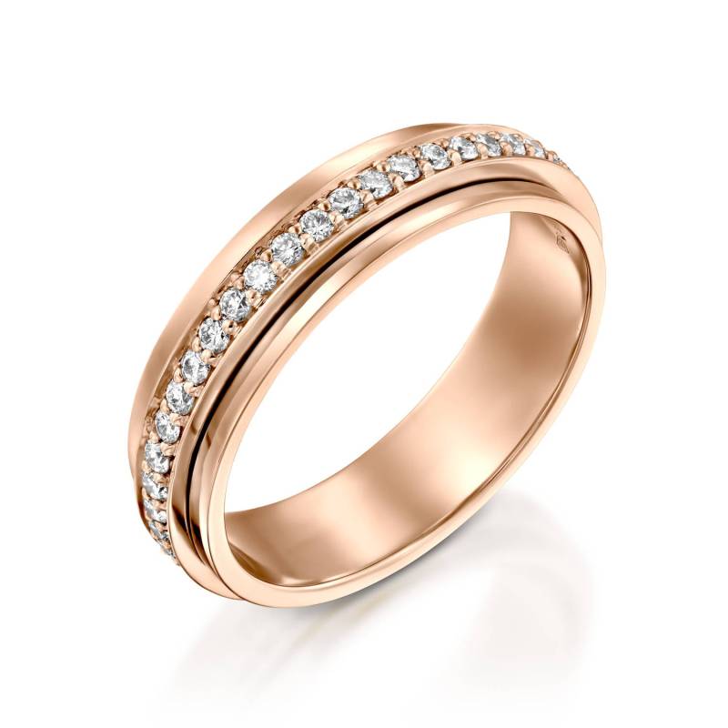 Personalisierter Meditationsringe Rosegold Halbkaräter Diamant Spinner Ring Für Frauen - Männer Ringe Sie Und Ihn Personalisierter Meditationsringe Rosegold Halbkaräter Diamant Spinner Ring Für Frauen - Männer Ringe Sie Und Ihn von GuyGrossJewelry