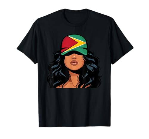 Guyanesisches Mädchen, Flagge von Guyana, Stolze guyanische Frauen T-Shirt Guyanesisches Mädchen, Flagge von Guyana, Stolze guyanische Frauen T-Shirt von Guyana for Girls and Women Guyanese Outfit