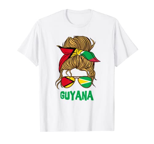 Guyana For Girl Guyanische Flagge für Damen Guyana T-Shirt von Guyana for Girls and Women