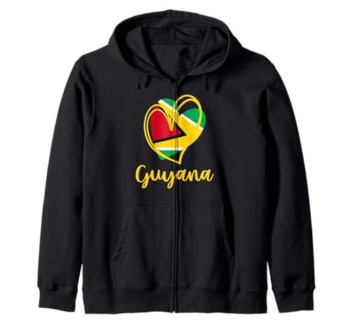 Patriotische Guyana-Flagge, niedliches Herz, Guyana-Flagge, Mädchen, Kinder Kapuzenjacke Patriotische Guyana-Flagge, niedliches Herz, Guyana-Flagge, Mädchen, Kinder Kapuzenjacke von Guyanese Guyana Flag Designs