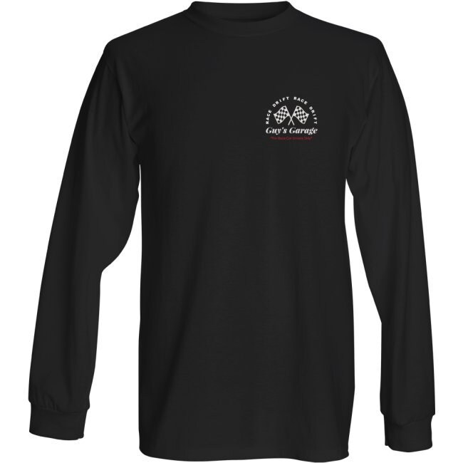 Logo Langarm T-Shirt - Schwarz Logo Langarm T-Shirt - Schwarz von GuysGarageShop