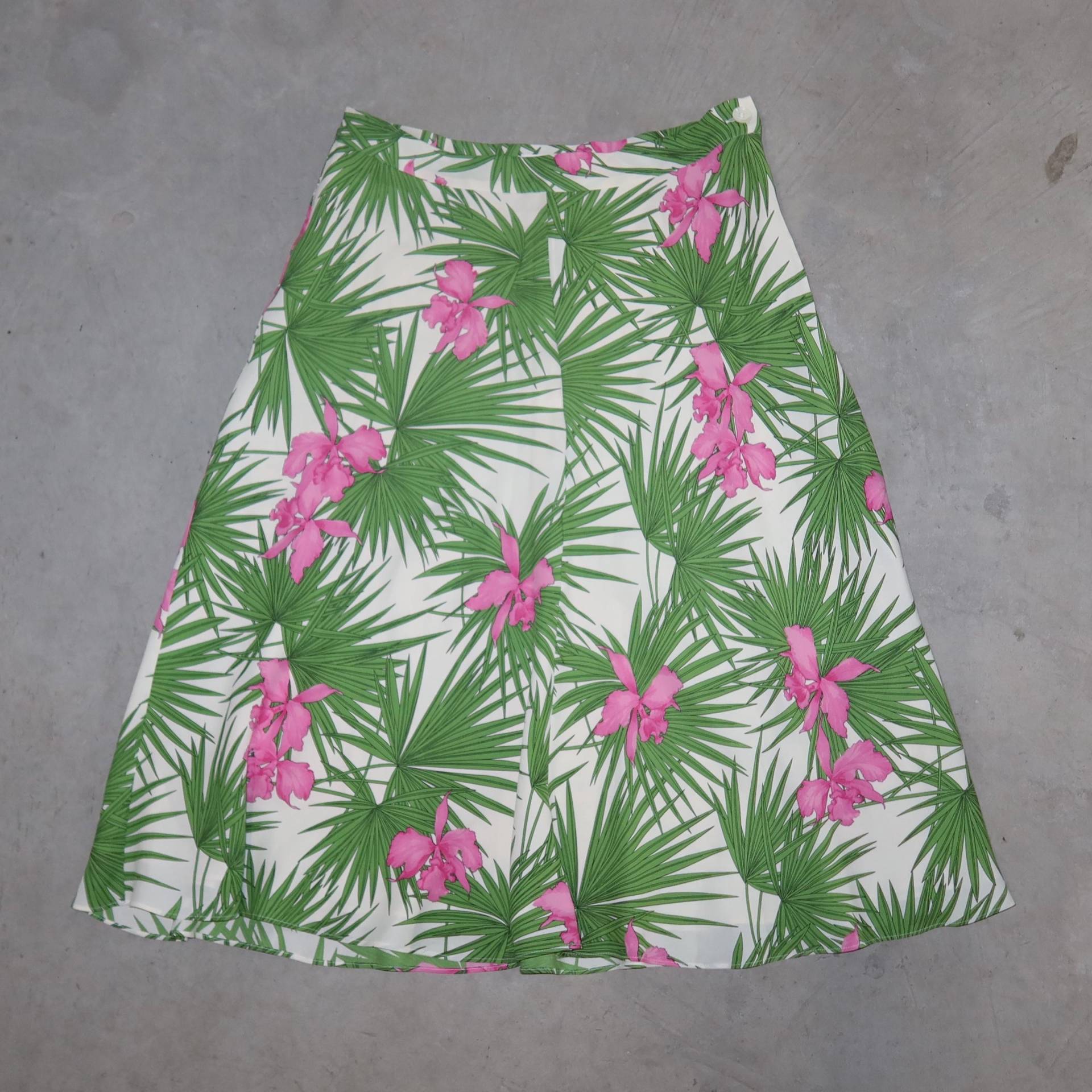 Celine Ss2004 Seidenblumenrock Celine Ss2004 Seidenblumenrock von GuzziArchive