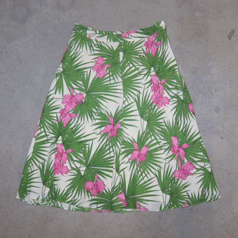 Celine Ss2004 Seidenblumenrock Celine Ss2004 Seidenblumenrock von GuzziArchive