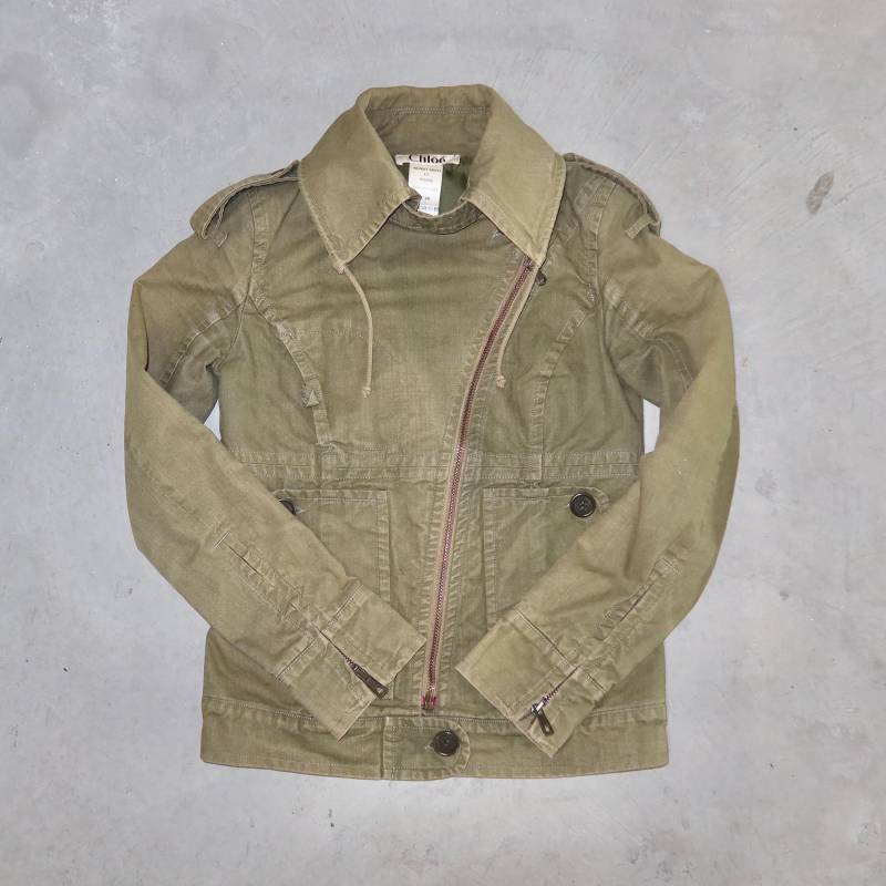 Chloé Aw2004 Militärjacke Chloé Aw2004 Militärjacke von GuzziArchive
