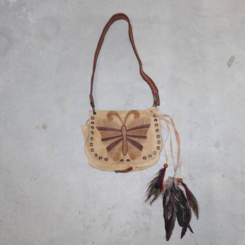 Dolce & Gabbana Schmetterling Wildledertasche Dolce & Gabbana Schmetterling Wildledertasche von GuzziArchive