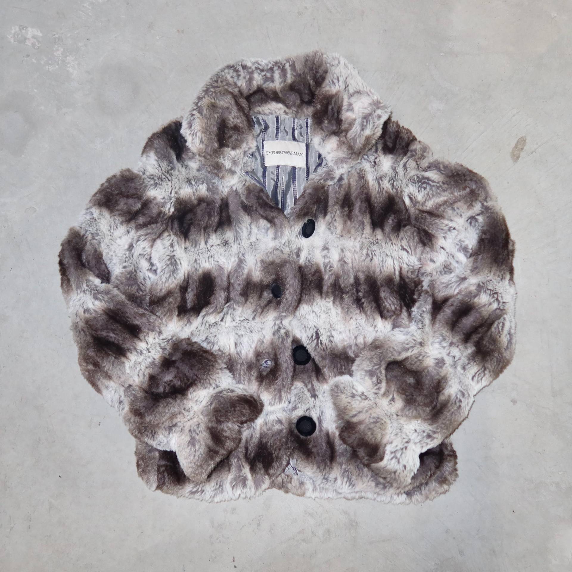 Emporio Armani Aw2005 Kunstpelz Mantel Emporio Armani Aw2005 Kunstpelz Mantel von GuzziArchive