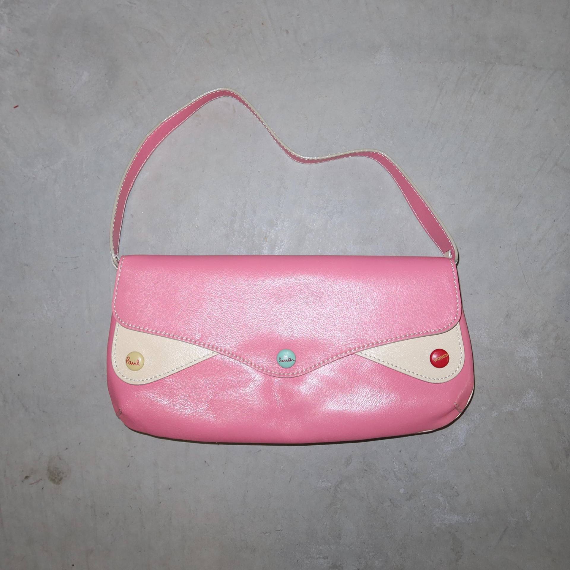 Paul Smith Rosa Ledertasche Paul Smith Rosa Ledertasche von GuzziArchive