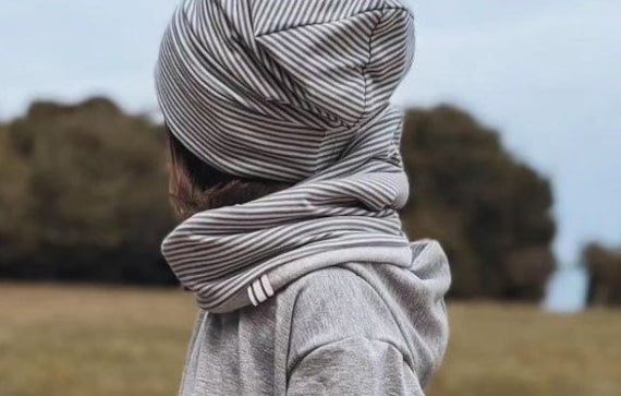Jersey Loop Beanie Set Kind Baby Junge Mädchen von GuzzzDesign