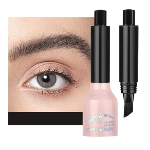 Augenbrauentönungspinsel, Augenbrauenfarbpinsel, Augenbrauenfarbpinsel, abgewinkelter Augenbrauenpinsel, wischfester Augenbrauenstift, langanhaltender Augenbrauenfleck, Augenbrauenstift-Pinsel, von Gvblkq