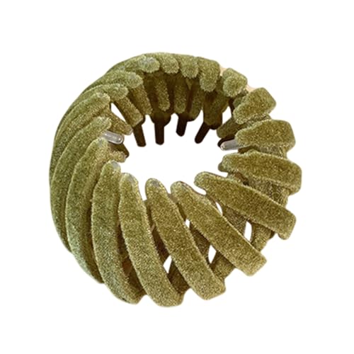 Bird Nest Magic Hair Clip, Pferdeschwanz Halter Bun Maker Styling Clips Erweiterbar Nest Platte Haarnadel Haarschmuck für Frauen 6.0 x 6.0 x 5.0 cm von Gvblkq